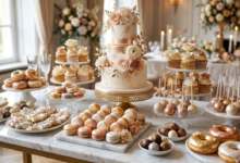 Wedding Cake Ideas with Edible Luster Dust
