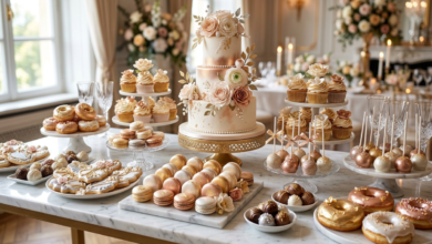 Wedding Cake Ideas with Edible Luster Dust